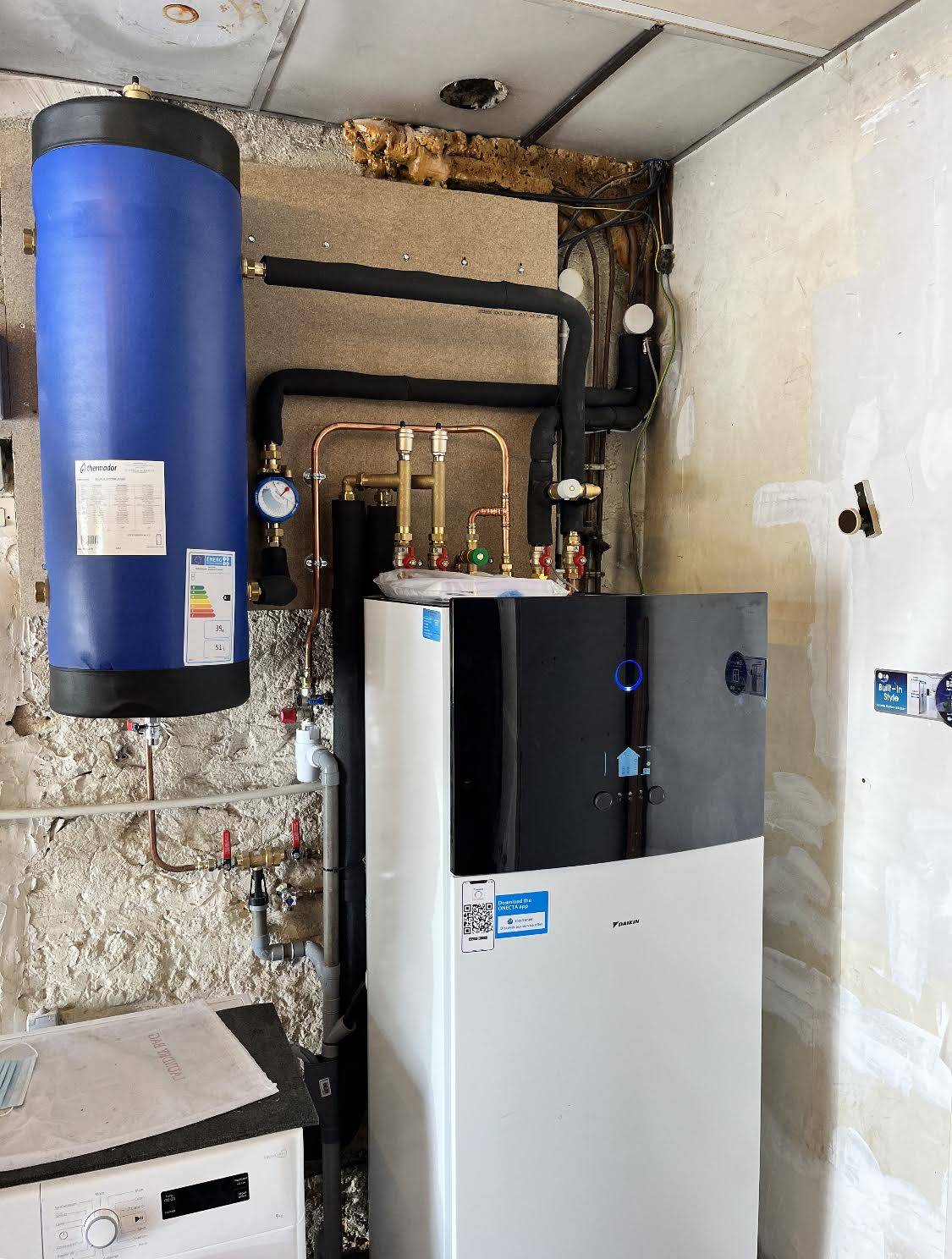 Pose de pompes à chaleur par un plombier chauffagiste RGE Saujon près de Saintes 17