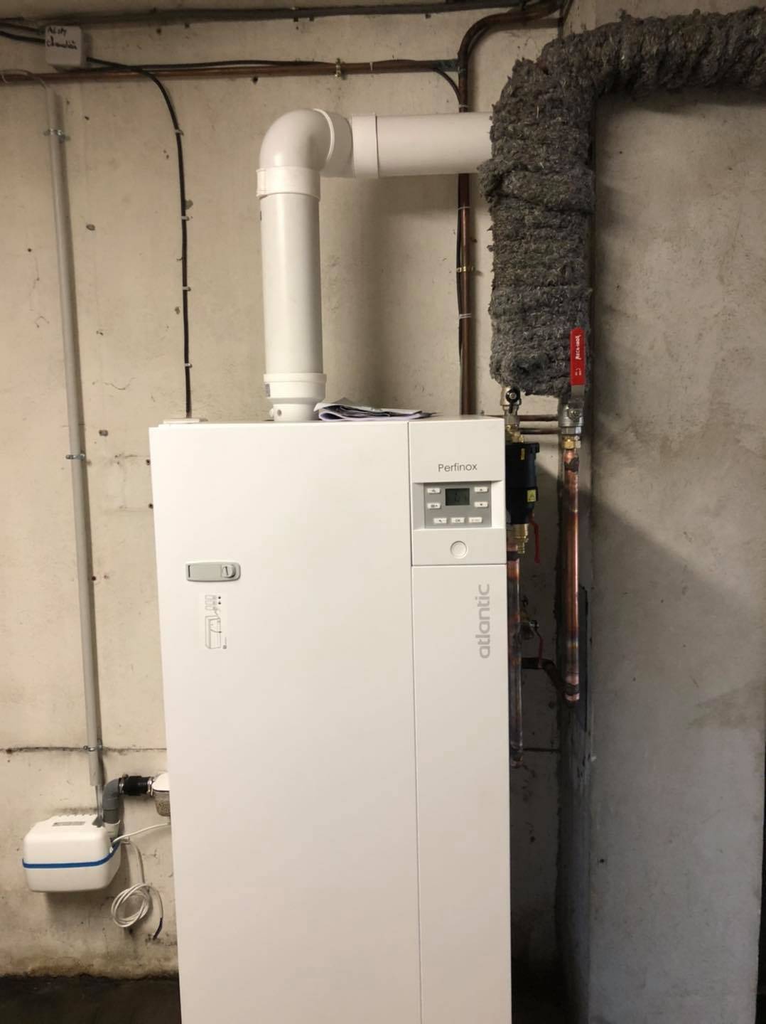 Devis pour faire remplacer une chaudière à gaz par une chaudière à condensation Atlantic Saint Savin de Blaye près de Montendre