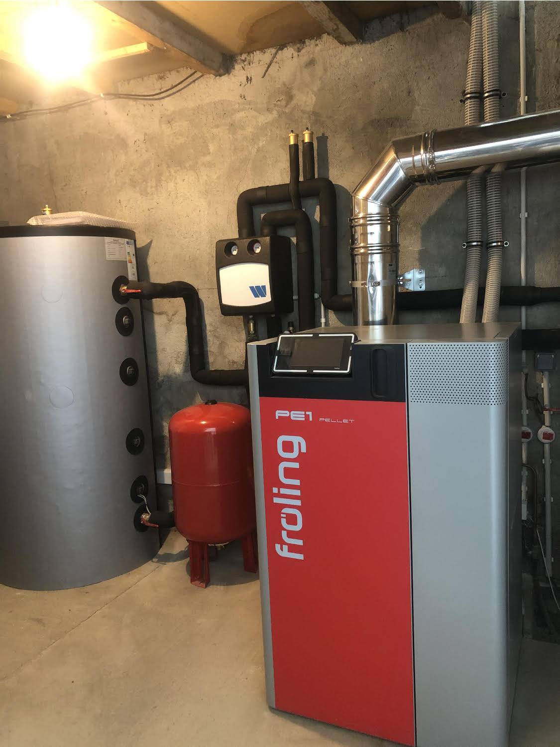 Installation d'une chaudière à granulés pour remplacer une chaudière à fioul Charente Maritime