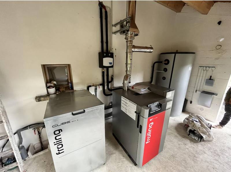 Plombier rge pour installation chaudière mixte bois et pellet Saint Georges de Didonne proche Royan