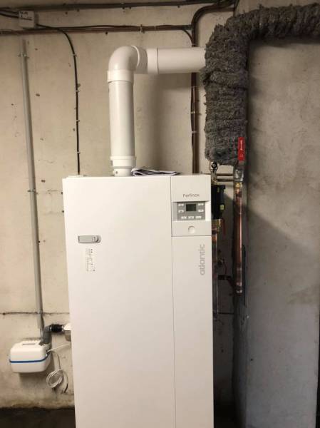 Devis pour faire remplacer une chaudière à gaz par une chaudière à condensation Atlantic Saint Savin de Blaye près de Montendre