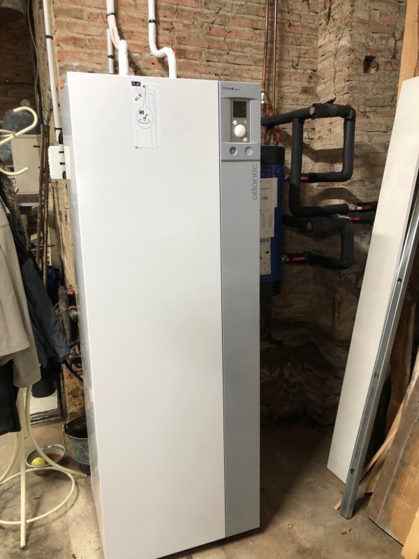 L’entreprise Bertin plomberie chauffage a remplacé une chaudière fioul par une pompe à chaleur en Charente maritime .