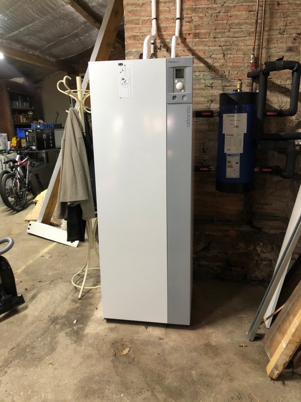 L’entreprise Bertin plomberie chauffage a remplacé une chaudière fioul par une pompe à chaleur en Charente maritime .