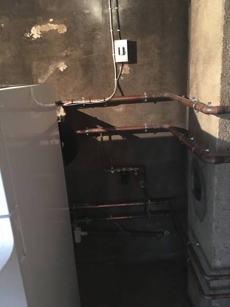 Remplacement chaudiére bois , par une chaudiére fioul a condensation en Charente - Maritime .