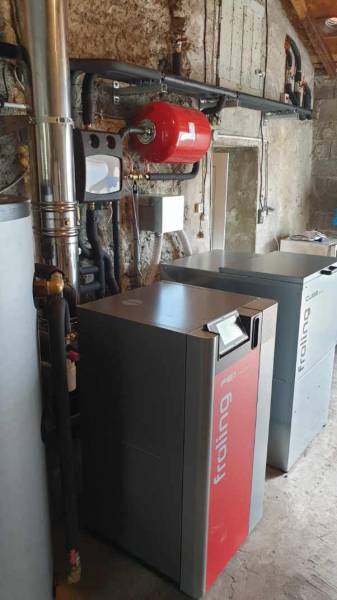 Devis pour faire installer une chaudière à granulés FROLING avec Ma Prime Rénove Saugon proche Saint Savin de Blaye