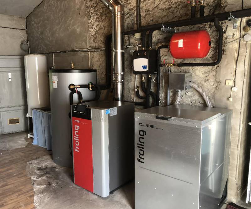 Plombier chauffagiste RGE pour pose de chaudière à granulés pas cher en Charente Maritime